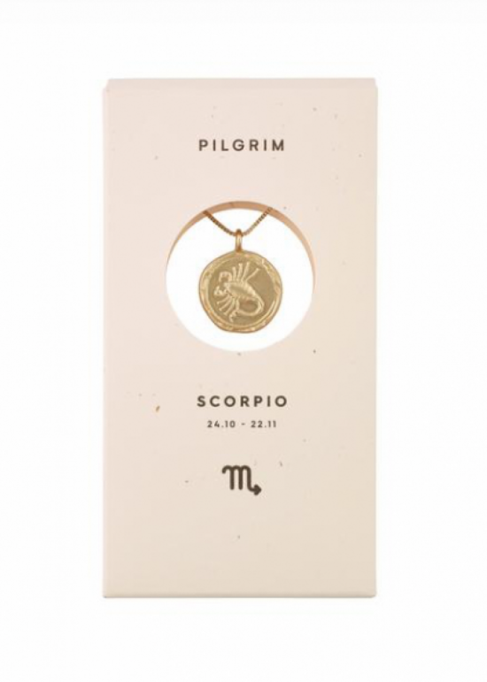 scorpio zodiac gold crystal
