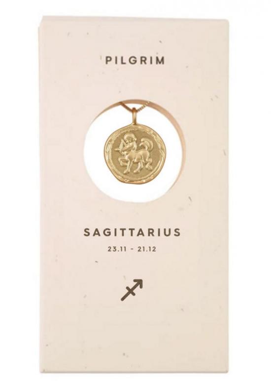sagittarius zodiac gold crystal