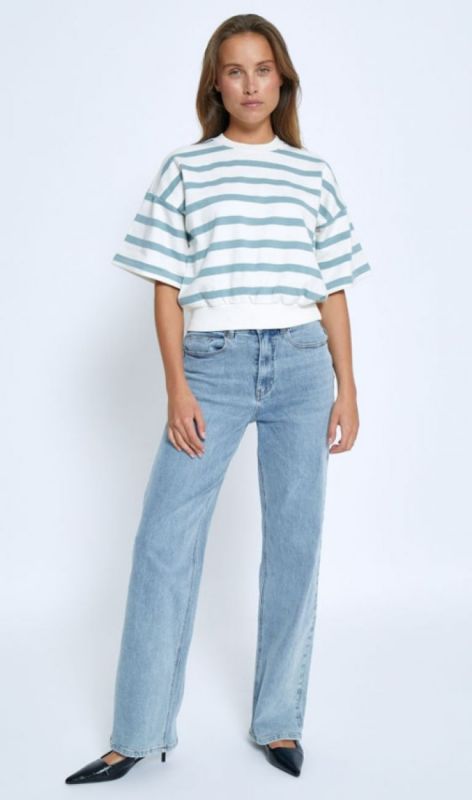 MI6659 ice blue stripe