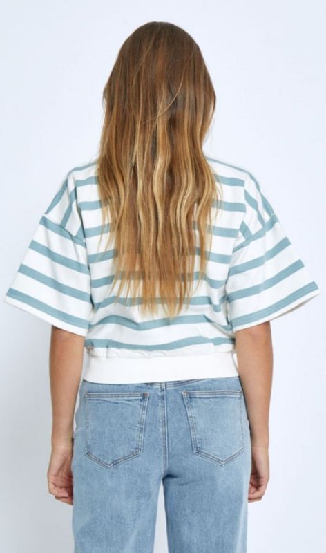 MI6659 ice blue stripe