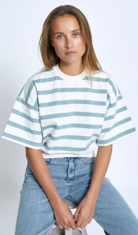MI6659 ice blue stripe