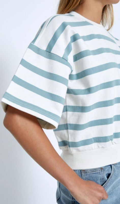 MI6659 ice blue stripe