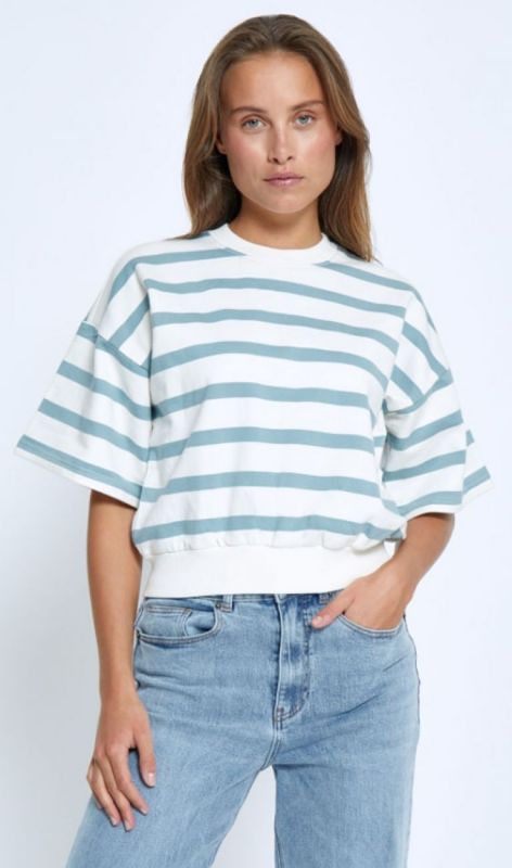 MI6659 ice blue stripe